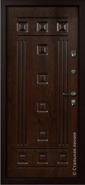 Дверь Аркадия цвет дуб золотистый/дуб золотистый 880х2060 мм