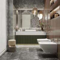 SPC ламинат CronaFloor Stone BD-918-X Торнадо Серый 600x300x4