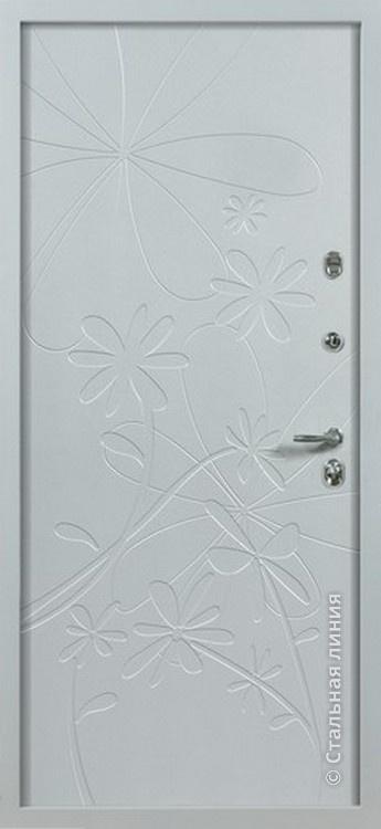 Дверь Флора цвет коричневый/коричневый 880х2060 мм