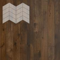 Паркетная доска Lab Arte Chevron Дуб Рустик Коньяк лак 328-400x125x14