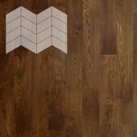 Паркетная доска Lab Arte Chevron Дуб Натур Табак лак 475-600x125x14