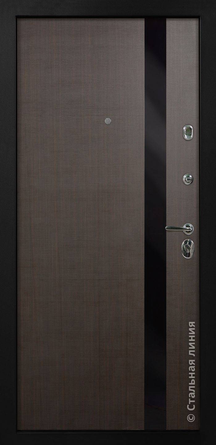 Дверь Чикаго цвет дуб грей/венге темный 860х2050 мм