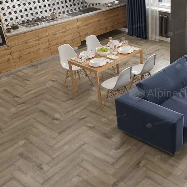 LVT Плитка Alpine Floor Parquet 2.5/43 4V ECO 16-15 Дуб Исида 590x118