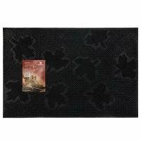 Коврик придверный Vortex 40x60 черный Клен