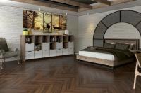 Инженерная доска Damy Floor Luxury LUX-A2EK Каштановый 600x120x15