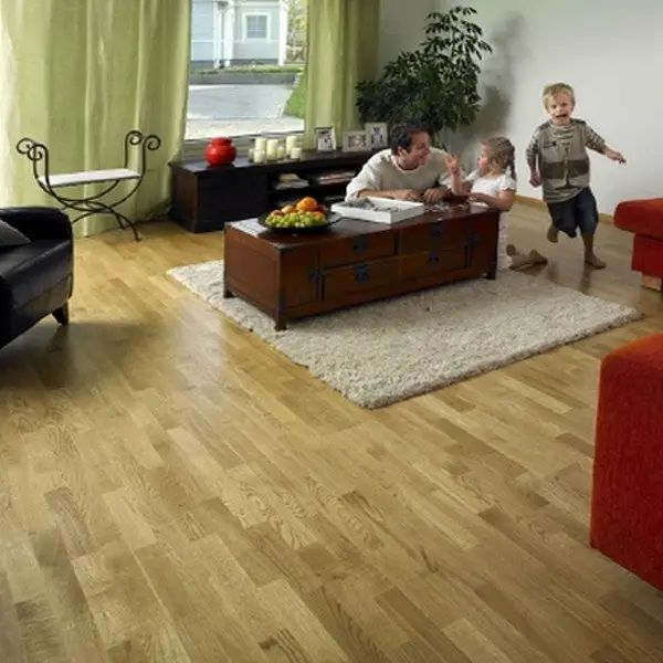 Паркетная доска Polarwood (Поларвуд) Classic Дуб Ливинг (Oak Living) 3-х полосная 2266х188х14