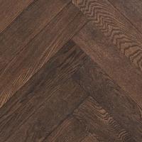 Инженерная доска Wood Bee Herringbone Дуб Шоколад 600x92x12 мм