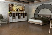 Инженерная доска Damy Floor Luxury LUX-A4EO Ореховый 600x120x15