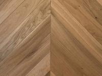 Инженерная доска Wood Bee Chevron Дуб Натур Браш 510x92x12
