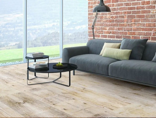 Пробковое покрытие Corkstyle (Коркстайл) PrintCork Wood Sibirian Larch Limewashed клеевое 915х305х6 мм