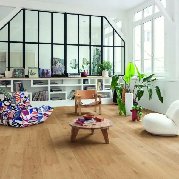 LVT Плитка Quick-Step Alpha Vinyl Bloom 6/33 4V AVMPU 40316 Дуб Элегантный натуральный 1494x209
