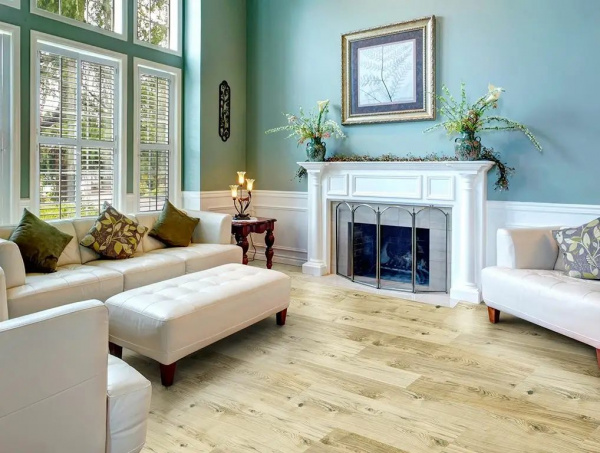 Пробковое покрытие Corkstyle (Коркстайл) PrintCork Wood Oak Virginia White клеевое 915х305х6 мм