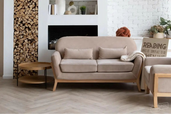 SPC Ламинат VinilPol Herringbone 7/43 4V 9944 Паркет Палладио 762x127