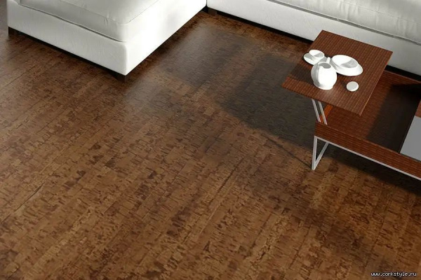 Пробковое покрытие Corkstyle Ecocork Linea Chocco 915x305x10.5 мм