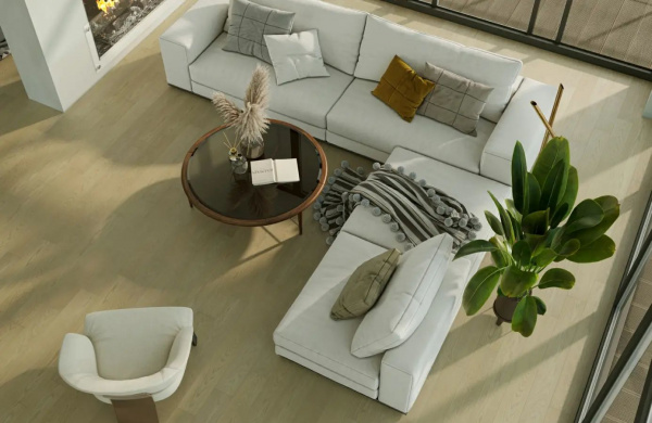 Паркетная доска Quartz Parquet  Классик 419 Дуб Карельский 1220x152x7