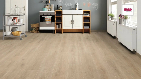 Ламинат Haro Tritty 100 Gran Via Дуб Венето Кремовый 535269 32 класс 8 мм