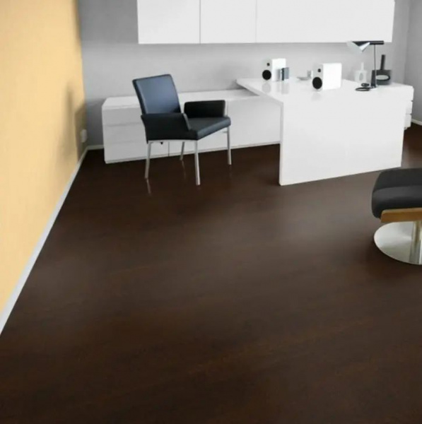 Паркетная доска Karelia Essence Дуб 4 Story 138 Cinder Dark 2G 1116x138x14