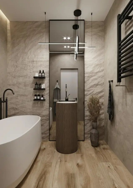 SPC Ламинат AlixFloor Natural Line 5/43 4V ALX3029-6 Дуб табачно-серый 1200x183