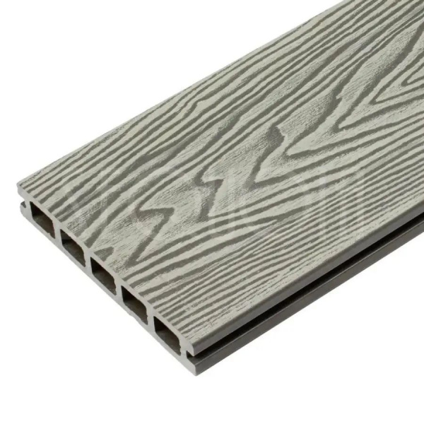 Доска террасная Sequoia Dual 3D Wood Gray 4000х146х24