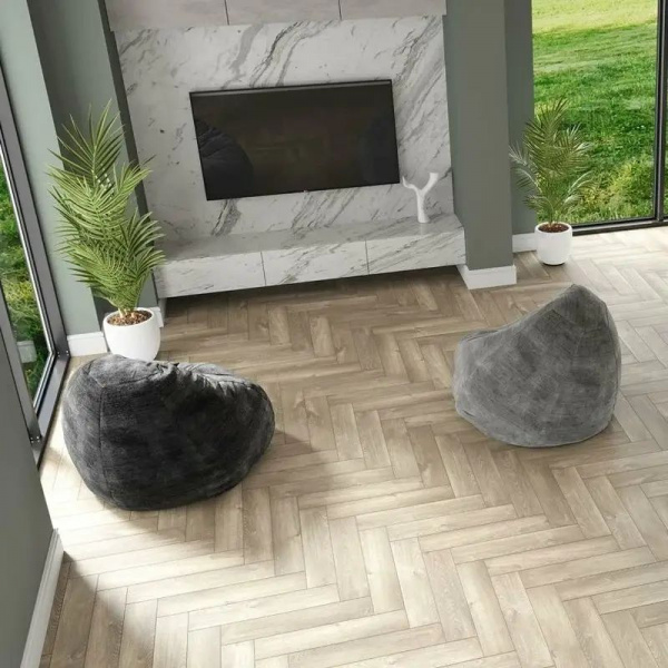 Ламинат Alpine Floor Herringbone LF102-08 Дуб Орлеан 33 класс 8 мм