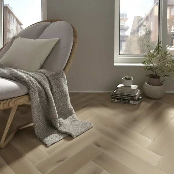 Ламинат Alpine Floor Herringbone 12 Pro 12/34 4V LF106-11 Дуб Анжу 606x101
