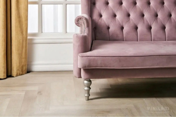 LVT Ламинат Vinilam Parquet Herringbone Glue 2.5/43 4V GD11188 Паркет Скандинавский 762x152.4