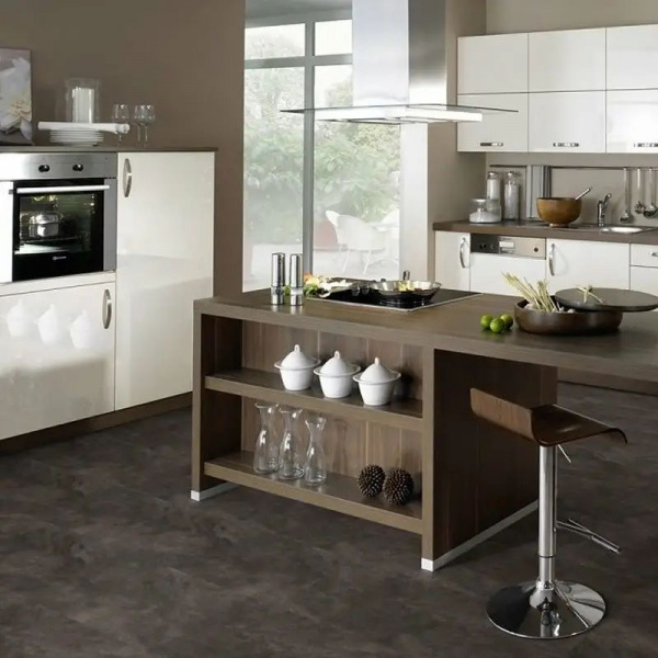 LVT Плитка Wineo 800 Stone XL 2.5/42 Сланец серебристый 914х457