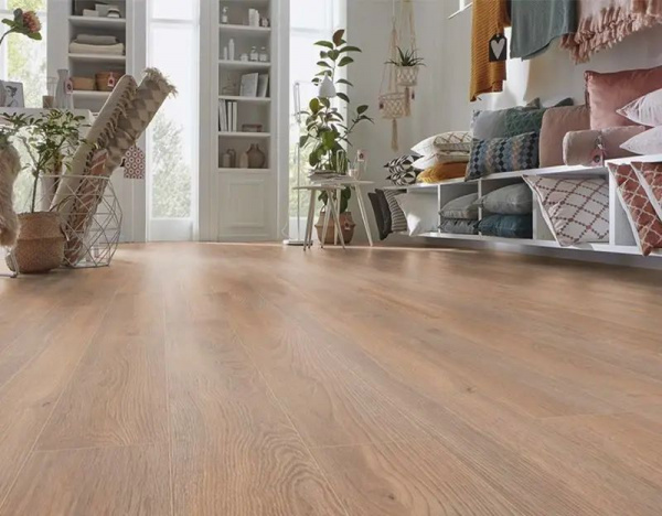 Ламинат Kronotex Amazone Aqua 10/33 4V D6014 Дуб Эльба Бежевый 1380x157