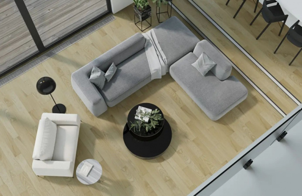 Паркетная доска Quartz Parquet  Классик 407 Дуб Тоскана 1220x152x7
