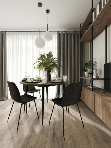SPC Ламинат AlixFloor City Line 5/43 4V ALX3020-4 Дуб дымчатый темный 1200x183