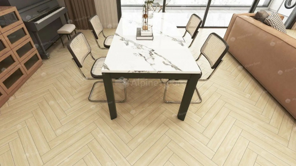 Ламинат Alpine Floor Herringbone LF105-05 Дуб Тоскана 34 класс 12 мм