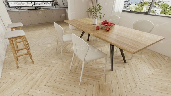 Ламинат Alpine Floor Herringbone LF105-04 Дуб Эльба 34 класс 12 мм