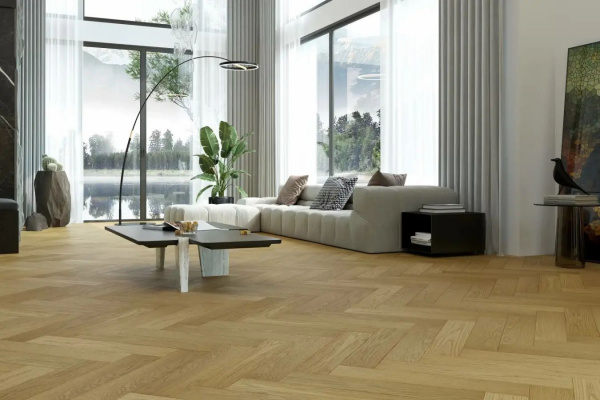 Паркетная доска Quartz Parquet  Английская Елка 33-463 Медовый Раф 635x127x5