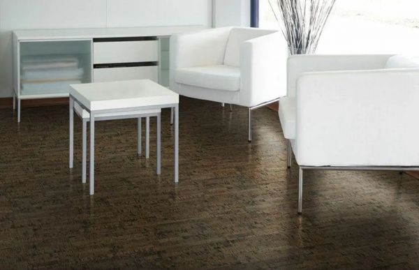 Пробковое покрытие Corkstyle CORKPRO Linea Brown клеевое 915х200х6 мм