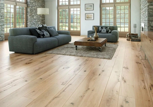 Паркетная доска Barlinek Pure Vintage Line 1WG000626 Дуб Ivory Grande 1-полосная 2200x180x14