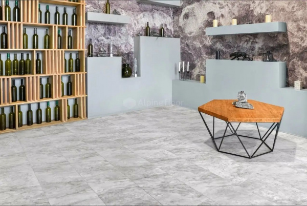 LVT Плитка Alpine Floor Light Stone 2.5/43 4V ЕСО 15-5 Чили 608x303