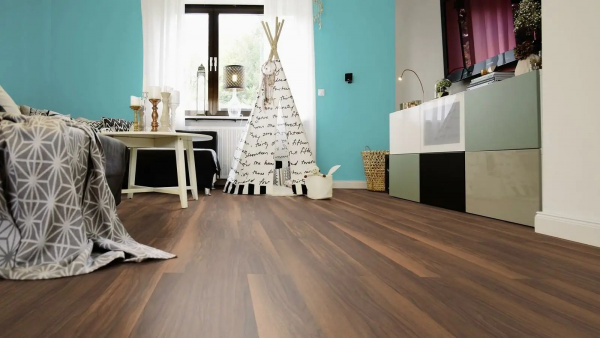 LVT Плитка Wineo 800 Wood 5/42 4V Орех Сардиния дикий 1212х185