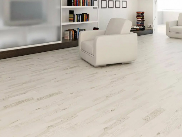 Пробковое покрытие Corkstyle (Коркстайл) PrintCork Wood Esche Weiss клеевое 915х305х6 мм