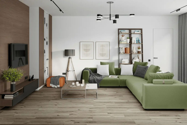 SPC Ламинат Damy Floor Family 4/43 4V 1508-1 Дуб Лофт 1220x180