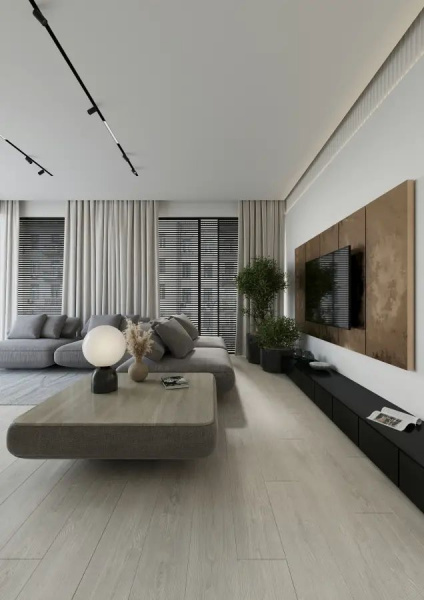 SPC Ламинат AlixFloor City Line 5/43 4V ALX1565-6 Дуб вельветовый серый 1200x183