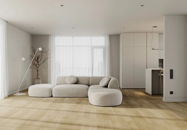 Паркетная доска Quartz Parquet  Классик 1258-58 Дуб Хельсинки 1220x152x7