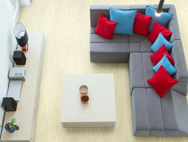 Пробковое покрытие Corkstyle (Коркстайл) PrintCork Wood XL Oak White Markant клеевое 1235х200х6 мм