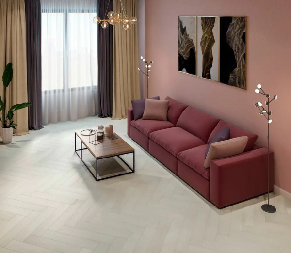 SPC Ламинат Steinholz Herringbone 4.5/43 4V STH036Н Амбрас 640x128