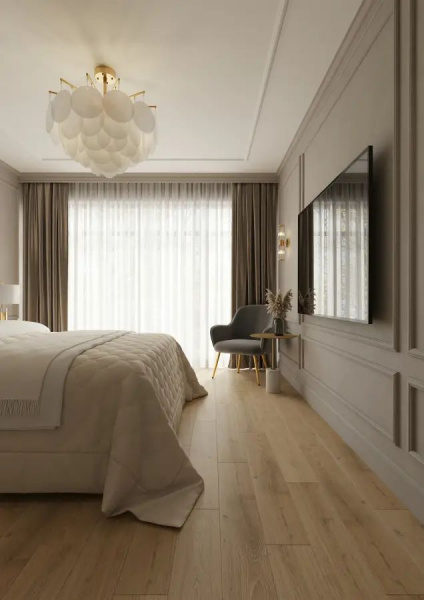 SPC Ламинат AlixFloor Natural Line 5/43 4V ALX1550-3 Дуб бежевый светлый 1200x183