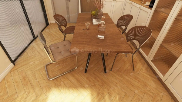 Ламинат Alpine Floor Herringbone LF105-06 Дуб Пьемонт 34 класс 12 мм