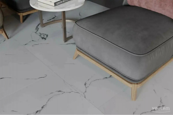 LVT Ламинат Vinilam Ceramo Stone 8/43 4V 83444 Итальянский Мрамор 940x470