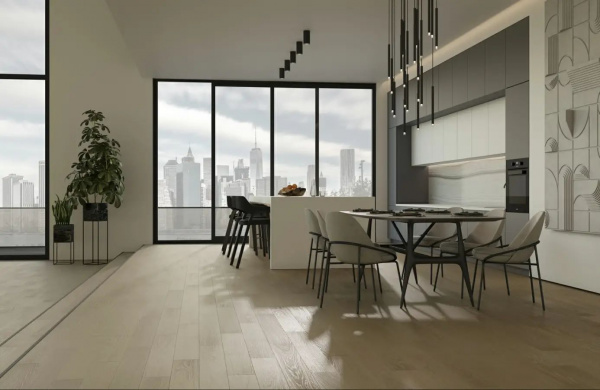 Паркетная доска Quartz Parquet  Классик 418 Дуб Австрийский 1220x152x7