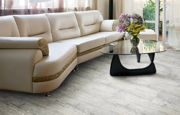 Пробковое покрытие Corkstyle Wood Oak Castle white клеевое 915х305х6 мм