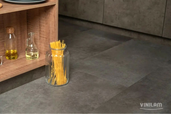 LVT Ламинат Vinilam Ceramo XXL Stone Glue 2.5/43 4V 71610 Цемент Cтальной 950x480