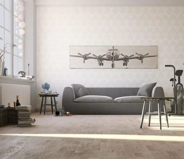 Паркетная доска Focus Floor Oak Ostro White Matt 3-полосная 14х188х2266